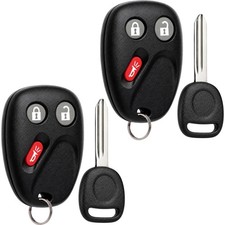 Key Fob Keyless Entry Remote with Ignition Key fits 2003-2006 Chevy Avalanche...