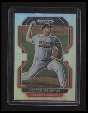 2022 Panini Prizm Draft Picks #PDP178 Victor Mederos Silver