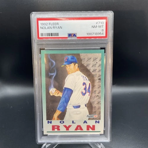 1992 Fleer - Pro Visions Nolan Ryan #710 PSA 8