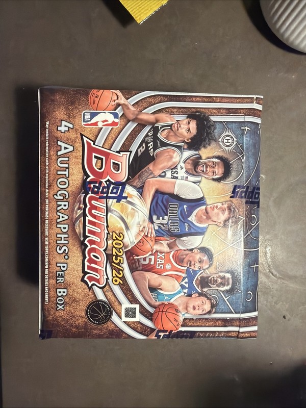 2025-26 Topps Bowman Basketball Hobby Jumbo Box! Factory Sealed NEW In-Hand🏀