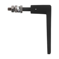  Fireplace Door Handles L Shaped & Sturdy Smooth Replacement Handle for Wood