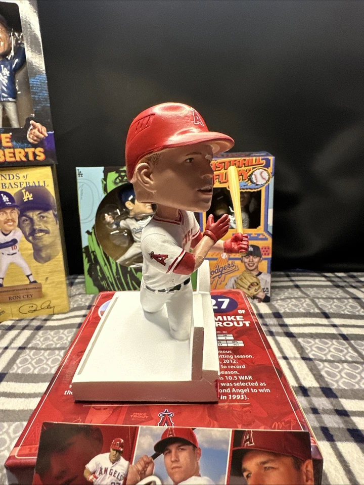 Майк Траут дебютант года Bobblehead LA Angels SGA 2012 ограниченного тиража новый - Изображение 2 из 4