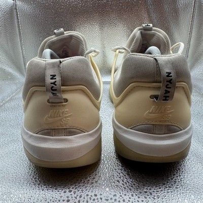 Size 12‎ Nike SB Zoom Nyjah 3 Mens Beige Comfort Skate Shoes DJ6130-100 Nike SB Zoom Nyjah 3 SB  main image 4