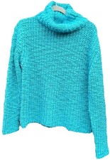 Vintage Grobstrick Rollkragen Pullover Türki...