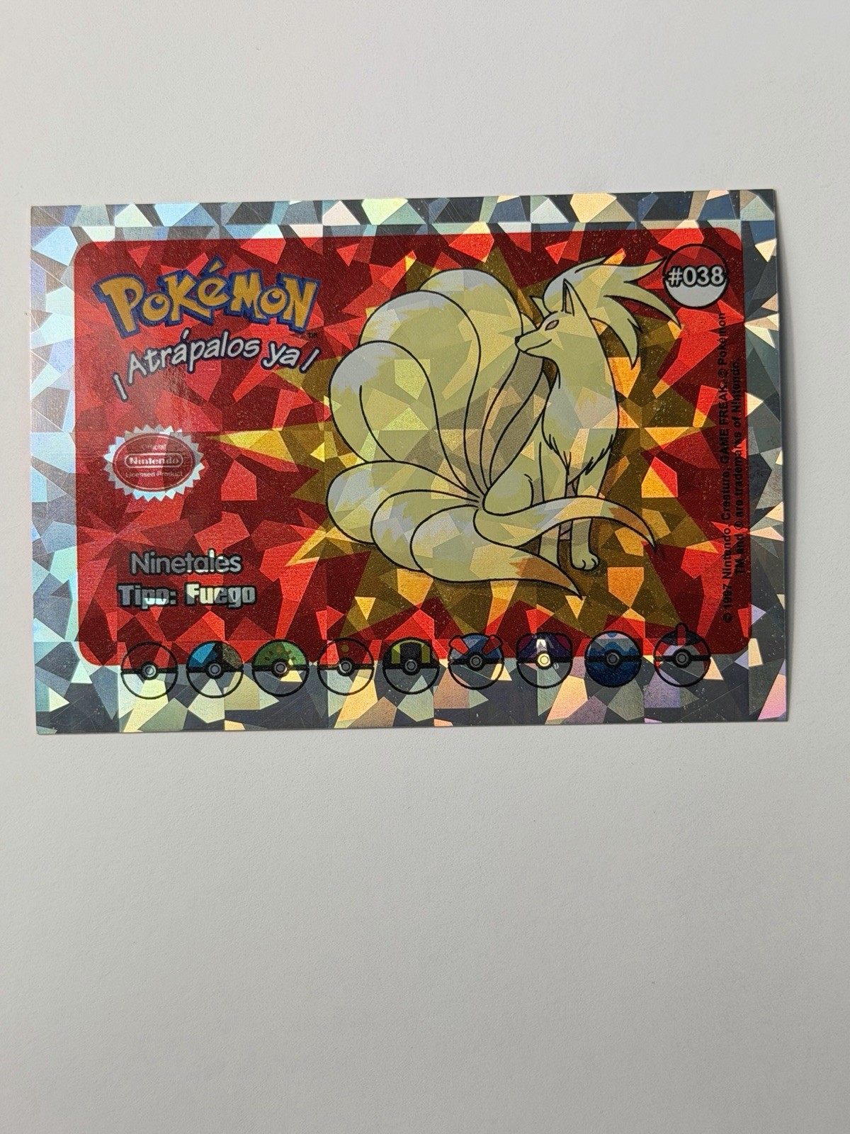 Ninetales #38 - Cracked Ice - Who's That Pokemon 2025 - Pokemon Card NM