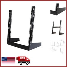 Lightweight 12U Open Frame Rack for Desktop, Ideal for Networking Equipment