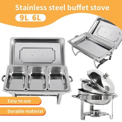 Chafing Dish Speisenwärmer Buffet Bankett Catering - Warmhaltebehälter Edelstahl