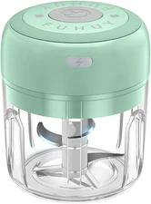 Electric Mini Vegetable Chopper, Food Chopper, Garlic Slicer Veggie, Salad, Lett