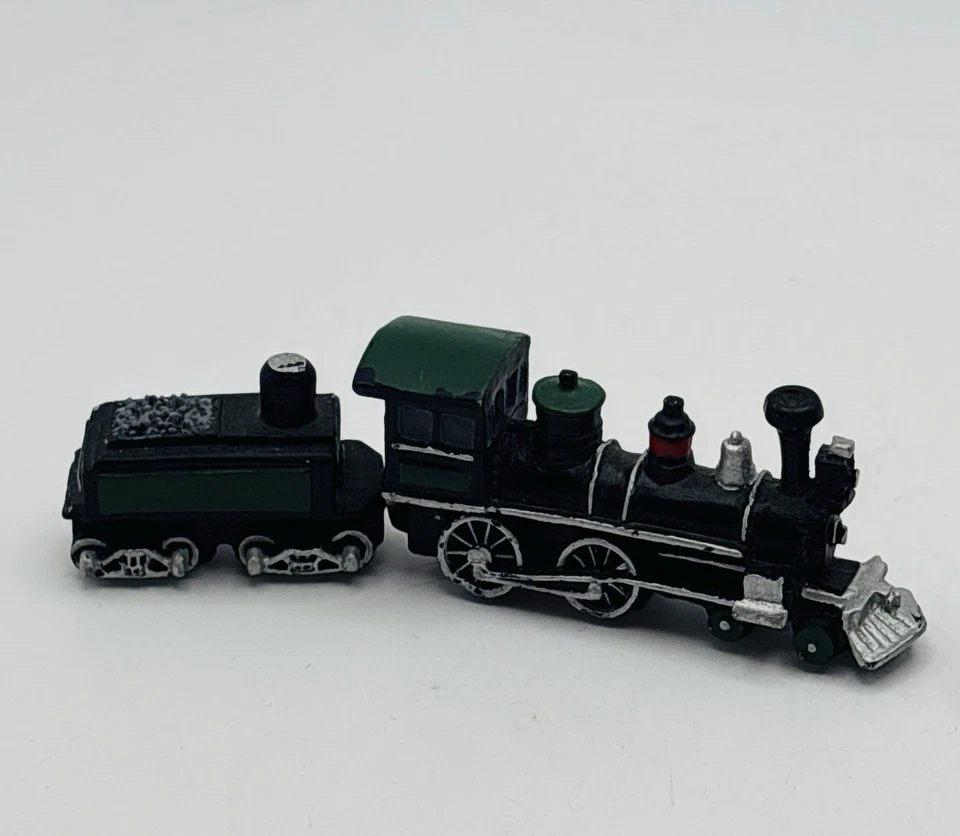 Juego de 4 vagones de tren de hierro fundido Danbury Mint Lockport Railroad serie Foto 3 de 4