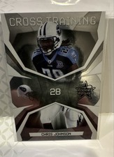 2008 Leaf Rookies & Stars - Cross Training Chris Johnson #CT-4 /1000 (RC)