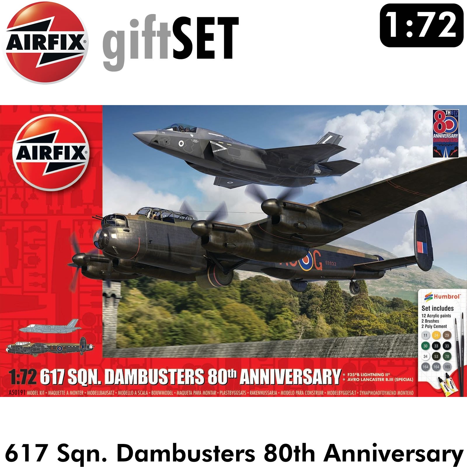 A50191 Airfix 1:72 Scale 617 Sqn. Dambusters 80th Anniversary Gift Set - Image 10