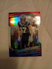 2025 Josey Jewell Panini Football Prizm Red White & Blue #135 Carolina Panthers