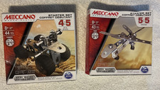 2 Meccano Starter Set 4/5 5/5 Set Costruzioni 2015 Sigillato In Scatola Senza Istruzioni