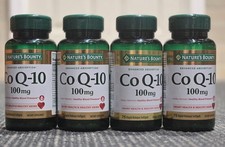 Lot Of 4 Nature's Bounty Co Q-10 100mg Cardiovascular Health 75ct EXP 01/2028 