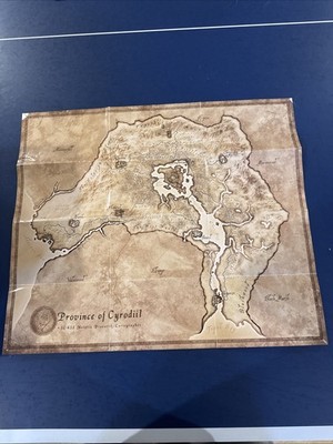 Elder Scrolls IV: Oblivion Microsoft Xbox 360 Poster / Map Insert Only