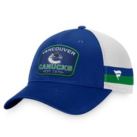 Vancouver Canucks Nhl Fanatics Fundamental Trucker Cap Blau