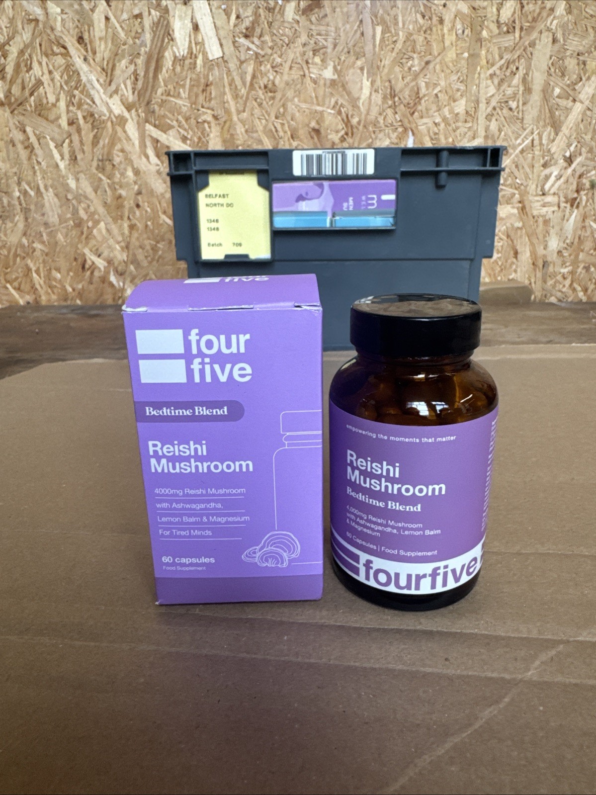 Fourfive Reishi Mushroom | Bedtime Blend | Food Supplement | 60 Capsules