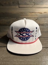 Vintage Chicago Bears NFL Super Bowl XX 20 White Snapback Hat Cap AJD USA Made