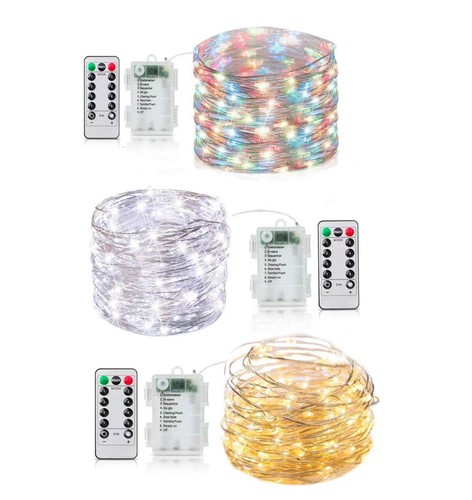 Warm White LED Copper String Lights