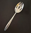 Gorham Sterling Silver Pierced Serving Spoon  " Celeste  "  - 62g  8 1/2 "