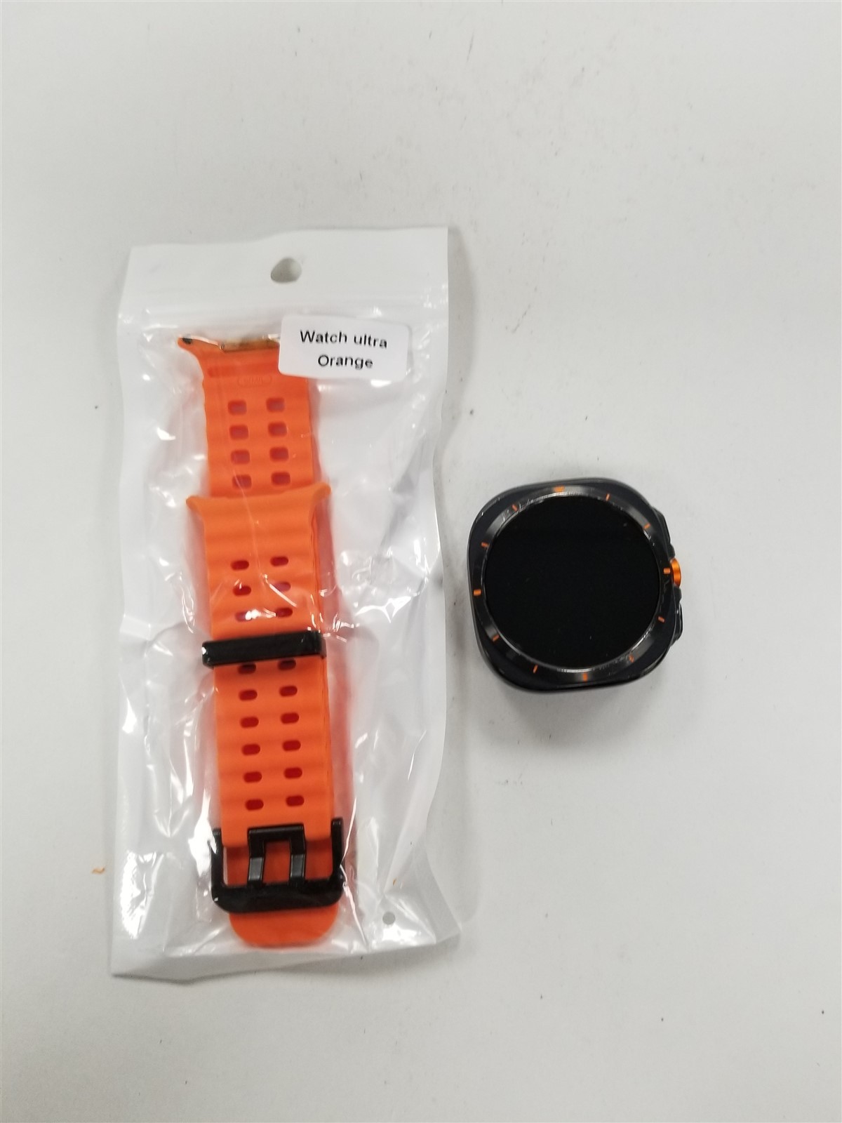 Samsung Galaxy Watch Ultra SM-L705U 47mm Gray/Orange Band Fully Working VF5365