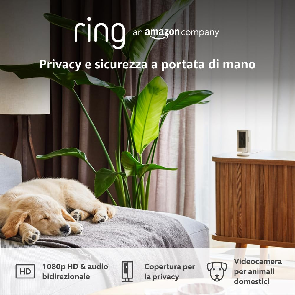 Ring Indoor Cam 2ª Gen | Eccellenza nella Sorveglianza Interna