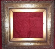 ANTIQUE 19th C GESSO WOOD PICTURE FRAME SLIP 31 x 36.5 cm FULL FRAME 37.5 x 43cm