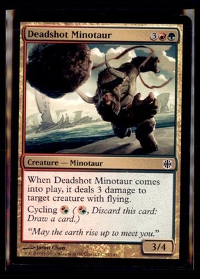 Magic: The Gathering Deadshot Minotaur Alara Reborn 63/145 LP 5 Card Lot