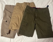 LOT OF 3 2 Pair Yth Sz 10 Levis Cargo Shorts, 1 Pair Magellan Shorts Yth Sz 10