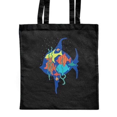 Shopper-Tasche ''Many Fish Within A Fish'' klassisch schwarz (ZB00022777)