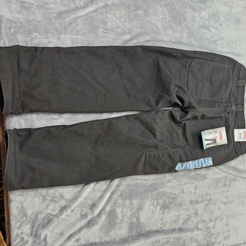 Coleman Pants Men's 32X30 Black Fleece Lined Stretch Raven New With Tag - Picture 5 of 8