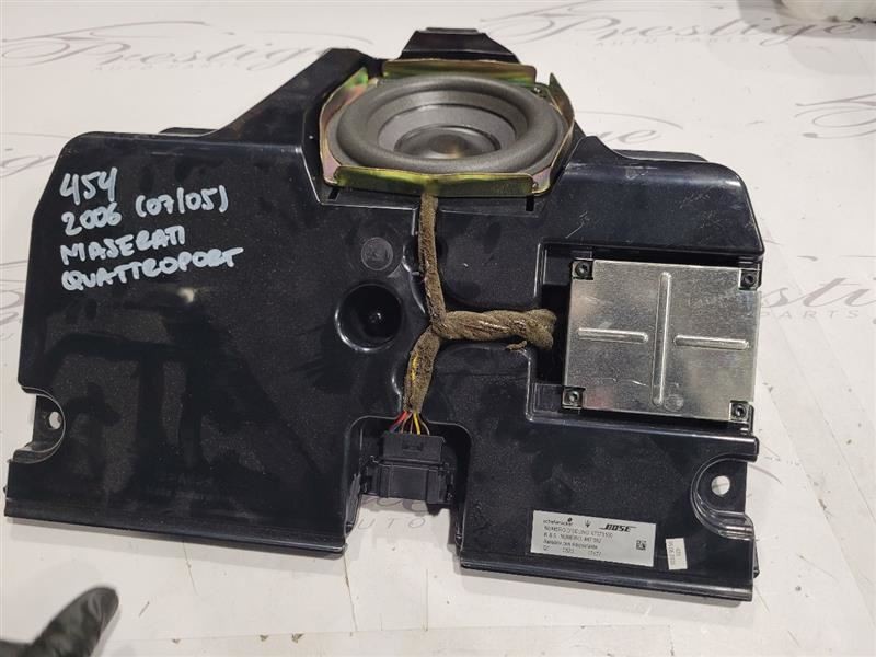 Maserati Quattroporte 03-12 Sub Box and Woofer Speaker BOSE OEM 04 05 06 07 M139