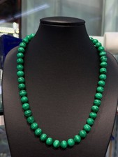 Natural Malachite Beaded Necklace Grade AAA+ ...