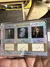 Albert Einstein Charles Darwin 2025 Eternal 34/50 Triple Patch Revelation