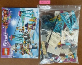 Lego Friends 41324 - SNOW RESORT SKI LIFT - Used - 100% COMPLETE - NO BOX