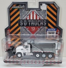 Greenlight 2019 Mack Granite Dump Truck Snowplow New in Package