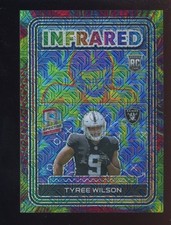 2023 Spectra Infrared Meta Tyree Wilson Raiders RC Rookie 3/25