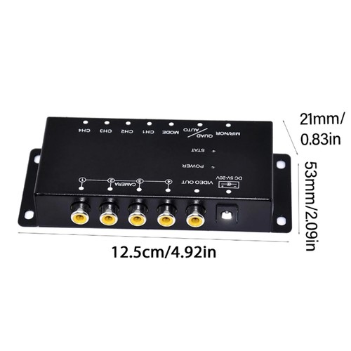 Advanced Car Video Splitter With Four Cameras Offering Full 360 Degree Coverage - Picture 8 of 8
