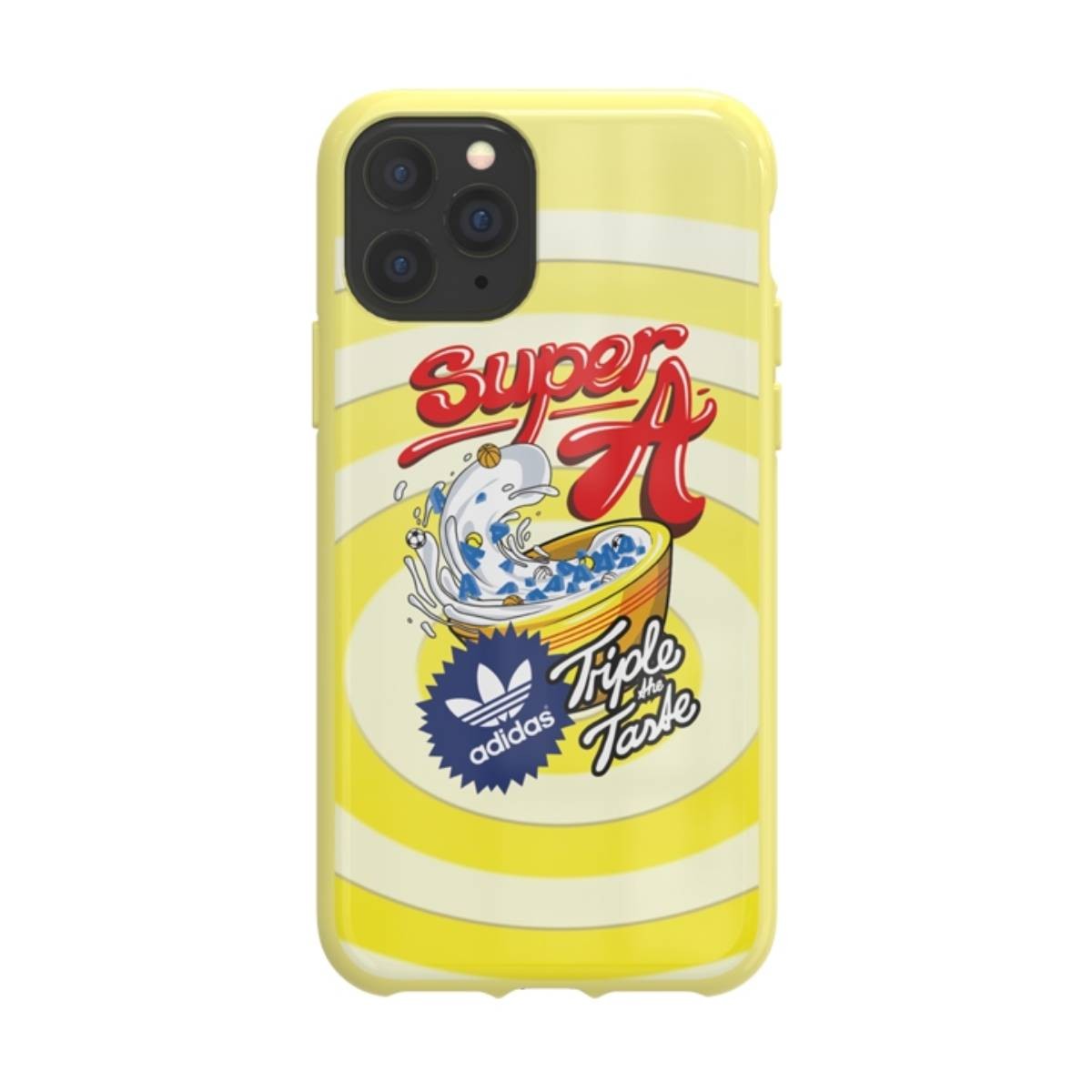 Coque iPhone 11 Pro silicone jaune Bodega Original protectrice