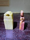 Two Lovely Vtg. Chinese Shoushan Stone Seals — photo 4