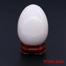35x49mm Yoni Egg Statue Crystal Chakra Reiki Stone for Yoga & Home Decor