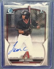 Topps 2023 Bowman Chrome 1st Bowman Autograph Juan Corniel CPA-JCL Diamondbacks