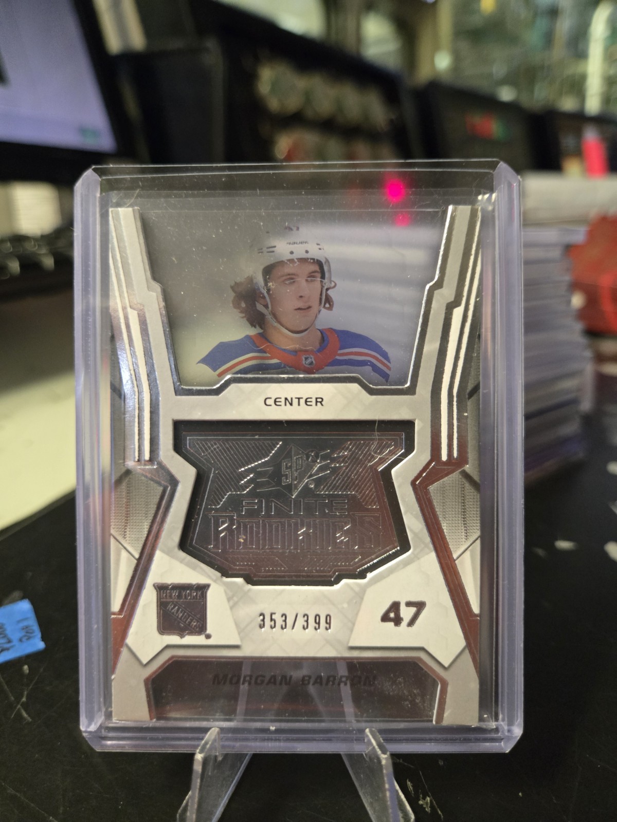 2021-22 Upper Deck SPX Finite Morgan Barron Rookie RC #F-29 Silver /399