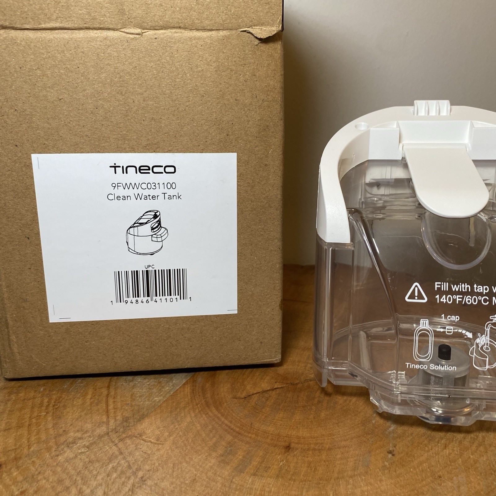 Tineco Vacuum IFloor Clean Water Tank White 9FWWC031100 Replacement