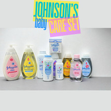 Johnson’s Baby Care Set – Oil, Lotion, Bath, Shampoo, Powder & Buds