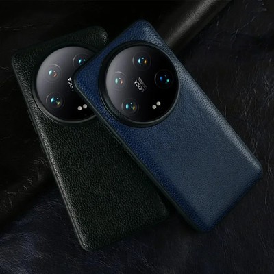Luxury Genuine Leather Case For Xiaomi 15 Ultra 14 14T 13 12T Pro Cover Fundas