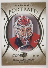 2018-19 Upper Deck UD Portraits Rookies Gold Foil 5/99 Ilya Samsonov #P-51 hn6