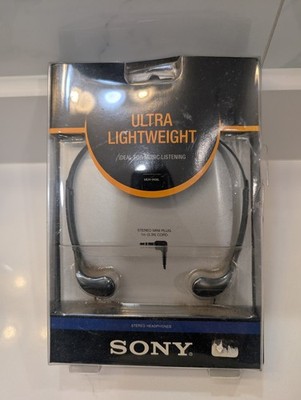 New SONY MDR-W08L Ultra Lightweight Vertical In-ear Stereo Headphones Sealed