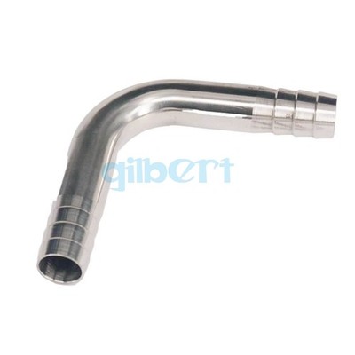 19mm 3/4'' Hose Barbed 304 Stainless Equal 90 Degree Elbow Sanitary Pipe Fitting 
