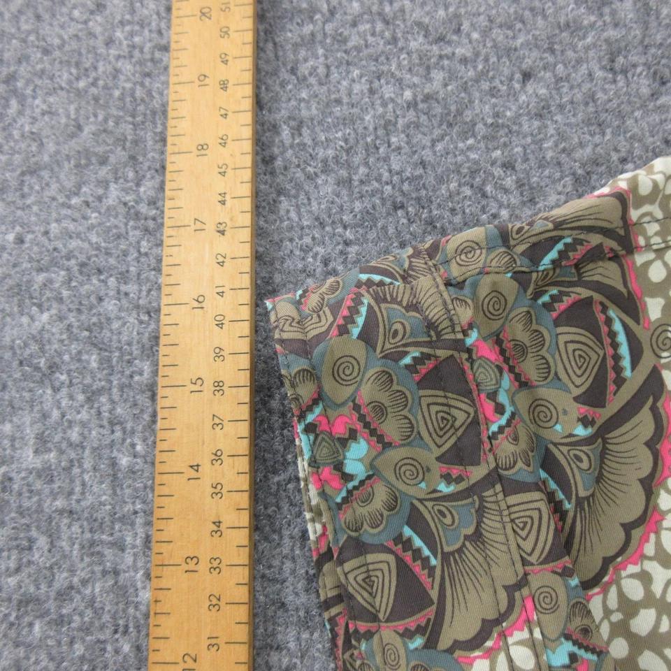 Pantalones Cortos Patagonia Mujer 4 Marrón Estampado Multicolor Tabla Natación Nylon Cordón Foto 3 de 4